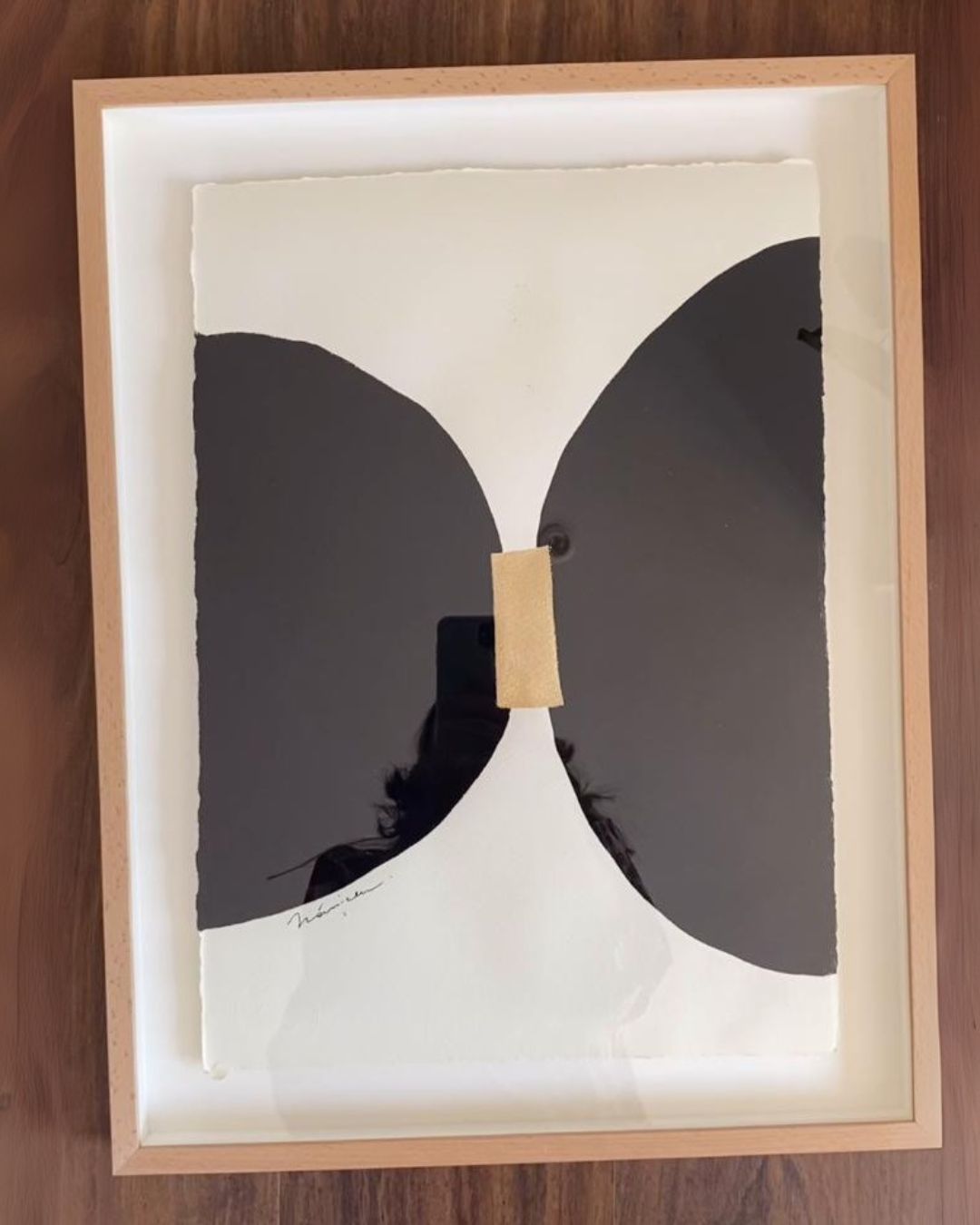 Detalle de una obra personalizada pedida por encargo a Mónica